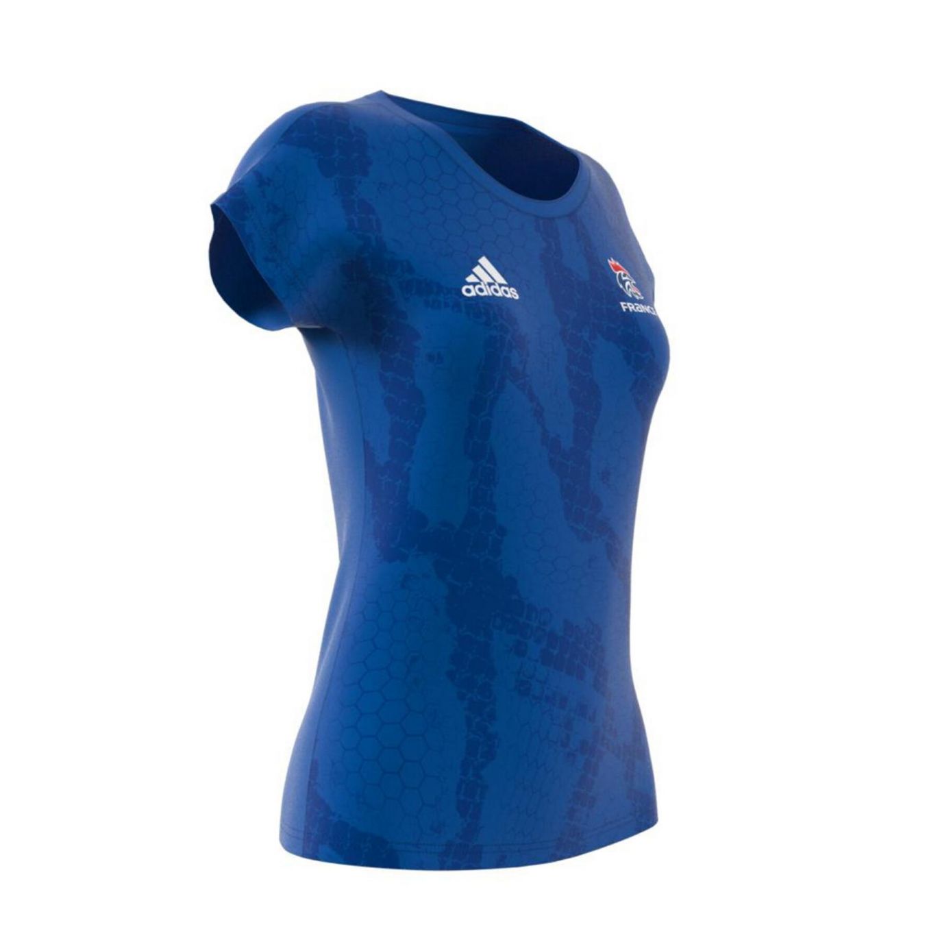 T-shirt adidas femme bleu EdF 19 FFHB