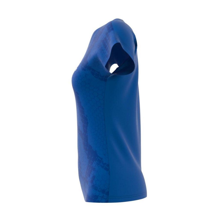 T-shirt adidas femme bleu EdF 19 FFHB
