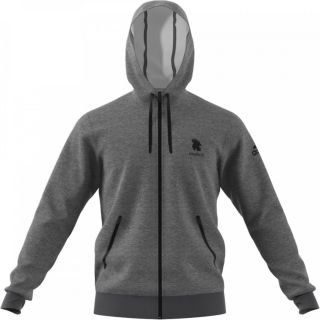 Veste capuche adidas gris EdF 21 22 FFHB
