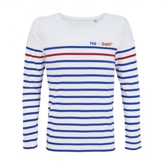 T-shirt Marinière Manches Longues Femme