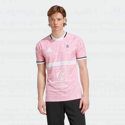 Maillot France Handball Replica Rose Homme