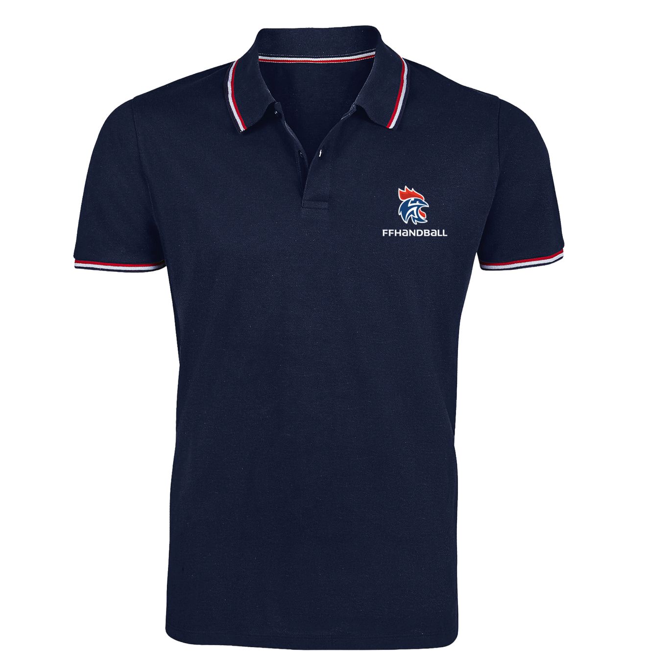 Polo Tricolore Logo FFHB