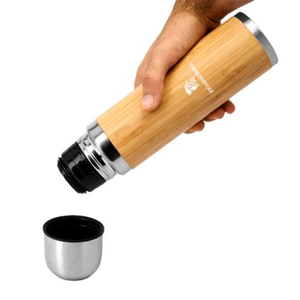 Thermos en Bambou