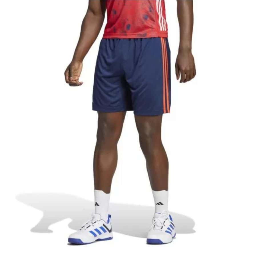 Short masculin bleu marine adidas EdF 23