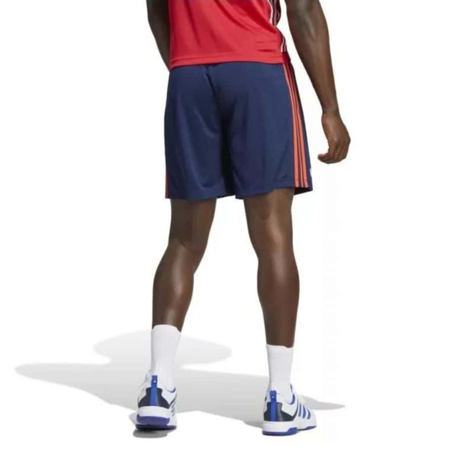 Short masculin bleu marine adidas EdF 23